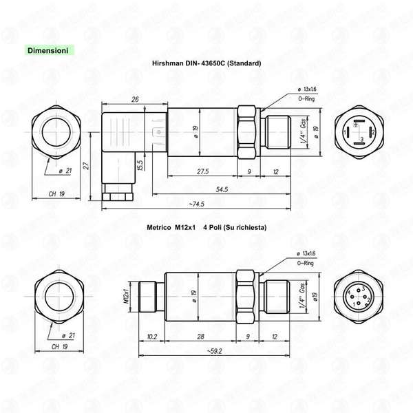 编码器：PANHOFF HA105T-1024HTL-16 3612
